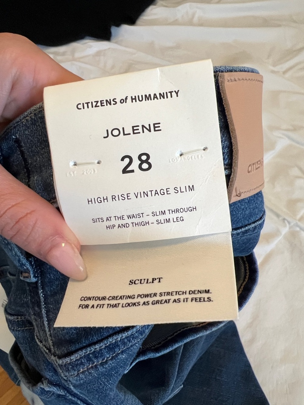Citizens Of Humanity | Women’s Size 28 | NWT High Rise Vintage Slim Blue Denim - Picture 5 of 13